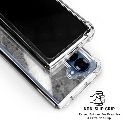 Stone Grey Galaxy Z Fold6 Clear Case