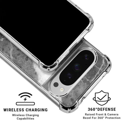 Stone Grey Google Pixel 10 Pro XL Clear Case