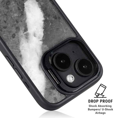 Stone Grey iPhone 14 Plus Kickstand Case
