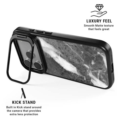 Stone Grey iPhone 17 Pro Kickstand Case