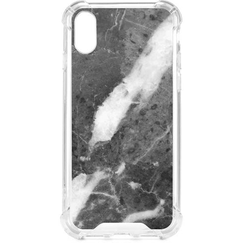 Stone Grey iPhone XS Clear Case