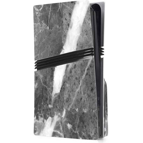 Stone Grey PS5 Pro Disk Console Skin