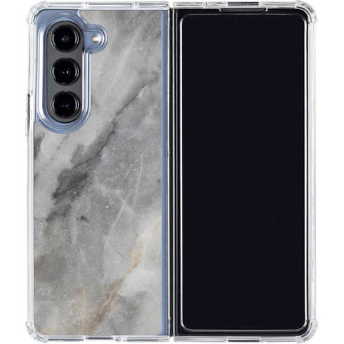 Stone Taupe Galaxy Z Fold5 5G Clear Case