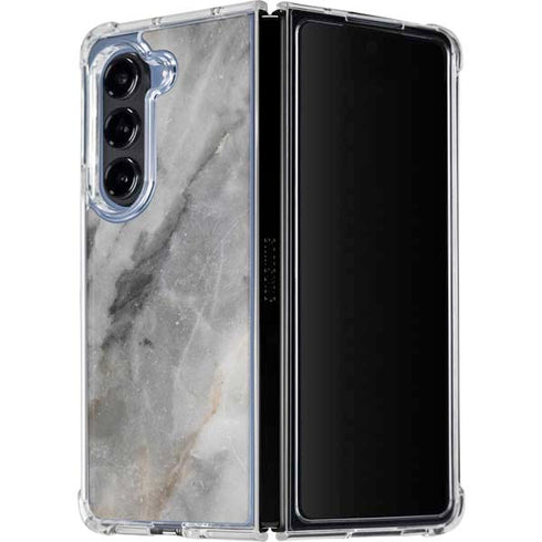 Stone Taupe Galaxy Z Fold5 5G Clear Case
