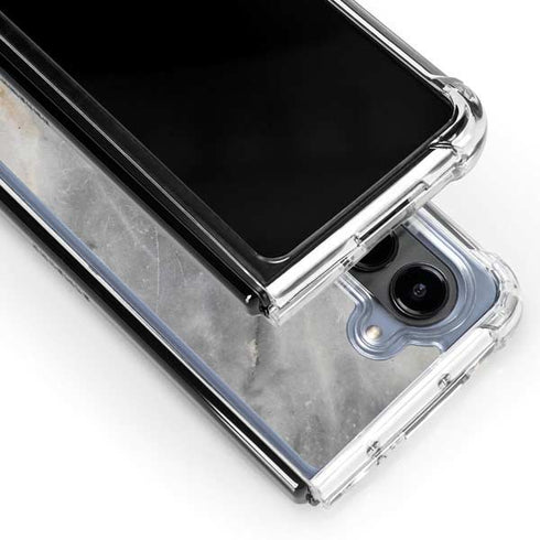 Stone Taupe Galaxy Z Fold5 5G Clear Case