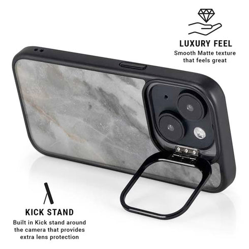 Stone Taupe iPhone 14 Plus Kickstand Case