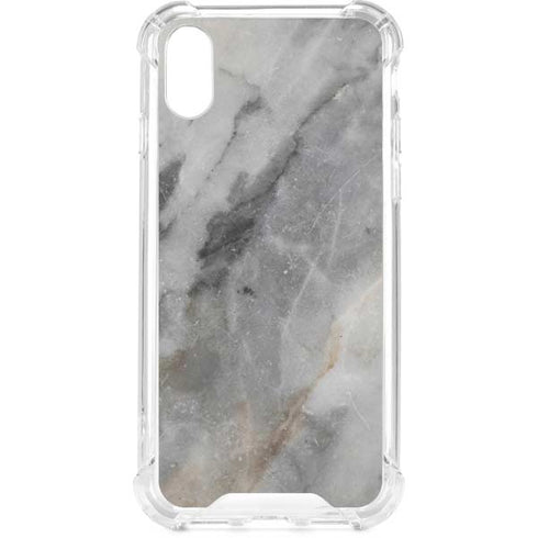 Stone Taupe iPhone XS Clear Case
