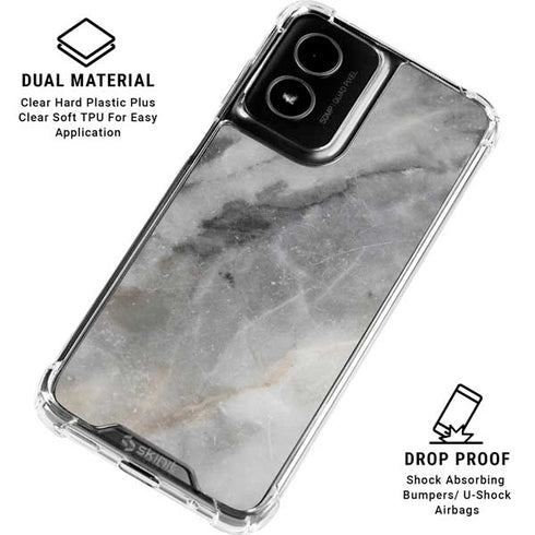 Stone Taupe Moto G Power 5G (2024) Clear Case