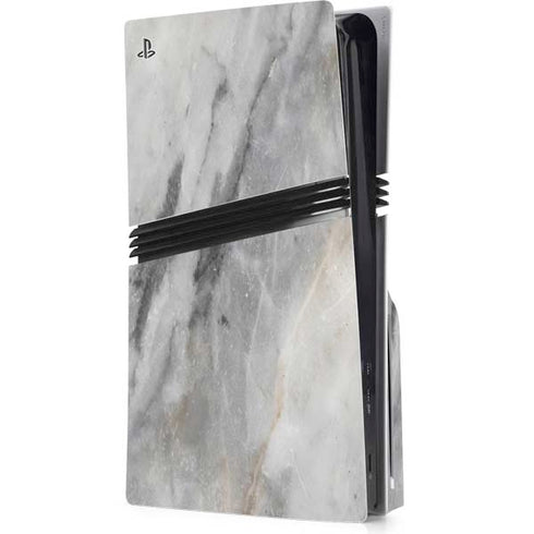 Stone Taupe PS5 Pro Disk Console Skin