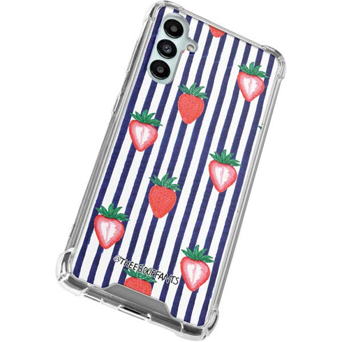 Bouffants and Broken Hearts Strawberries and Stripes Gabb Phone 4 Clear Case