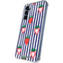 Bouffants and Broken Hearts Strawberries and Stripes Galaxy A35 5G Clear Case