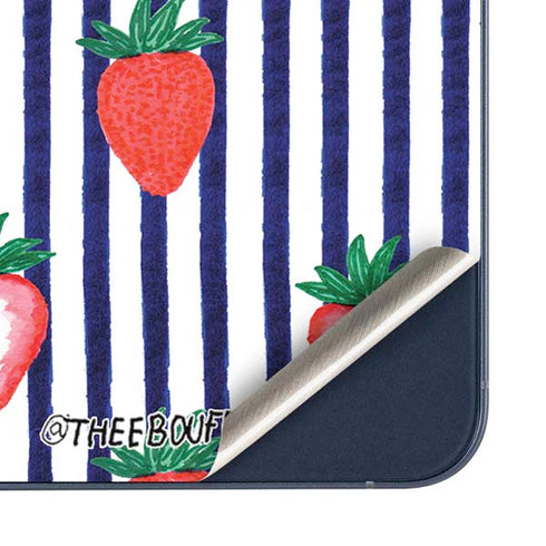 Bouffants and Broken Hearts Strawberries and Stripes Galaxy A36 5G Skin