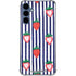 Bouffants and Broken Hearts Strawberries and Stripes Galaxy A55 5G Clear Case