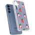 Bouffants and Broken Hearts Strawberries and Stripes Galaxy A55 5G Clear Case