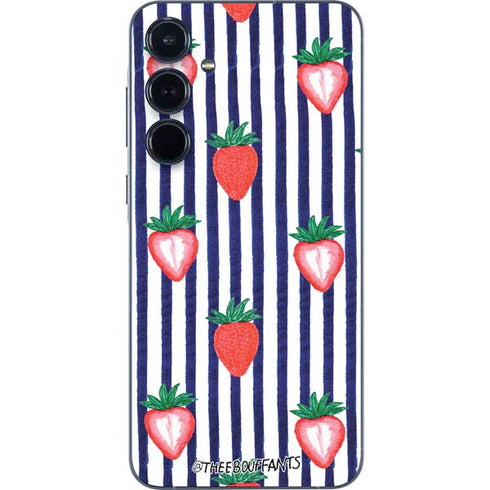 Bouffants and Broken Hearts Strawberries and Stripes Galaxy A55 5G Skin