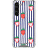 Bouffants and Broken Hearts Strawberries and Stripes Galaxy S24 FE Clear Case