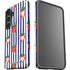 Bouffants and Broken Hearts Strawberries and Stripes Galaxy S25 Impact Case