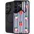 Bouffants and Broken Hearts Strawberries and Stripes Galaxy S25 Kickstand Case