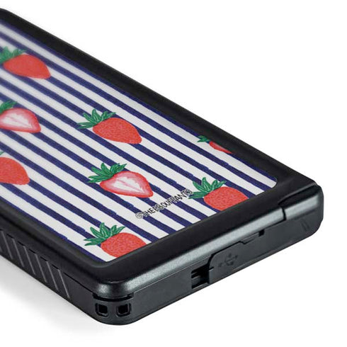Bouffants and Broken Hearts Strawberries and Stripes Galaxy S24 Ultra Waterproof Case