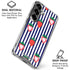 Bouffants and Broken Hearts Strawberries and Stripes Galaxy S26 Clear Case