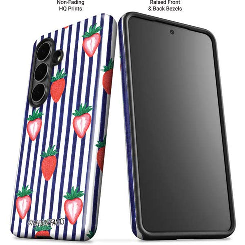 Bouffants and Broken Hearts Strawberries and Stripes Galaxy S26 Impact Case