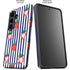 Bouffants and Broken Hearts Strawberries and Stripes Galaxy S26 Impact Case