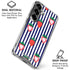 Bouffants and Broken Hearts Strawberries and Stripes Galaxy S26 Plus Clear Case