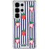 Bouffants and Broken Hearts Strawberries and Stripes Galaxy S26 Ultra Clear Case