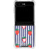 Bouffants and Broken Hearts Strawberries and Stripes Galaxy Z Flip6 Clear Case