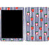 Bouffants and Broken Hearts Strawberries and Stripes Apple iPad Skin