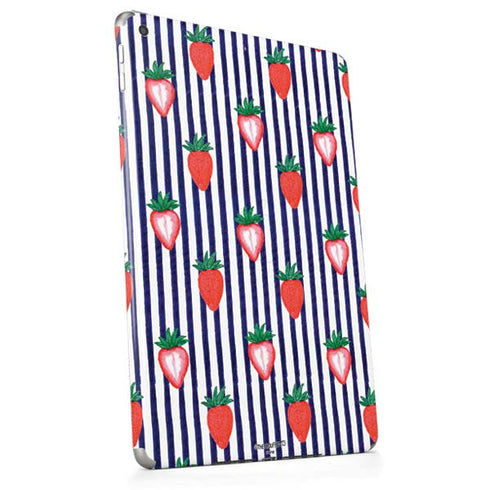Bouffants and Broken Hearts Strawberries and Stripes Apple iPad Skin