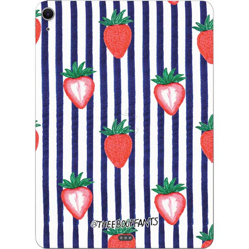 Bouffants and Broken Hearts Strawberries and Stripes Apple iPad Air Skin
