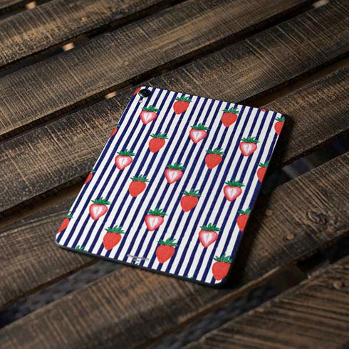 Bouffants and Broken Hearts Strawberries and Stripes Apple iPad Pro Skin