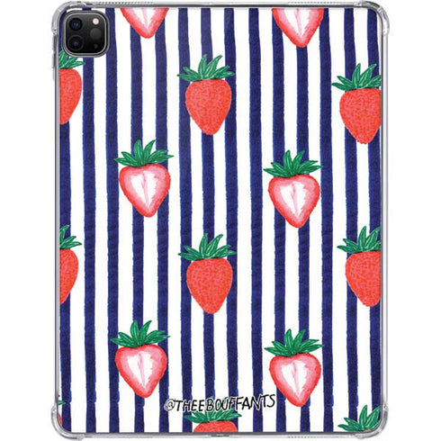 Bouffants and Broken Hearts Strawberries and Stripes iPad Pro 11in (2024) Clear Case