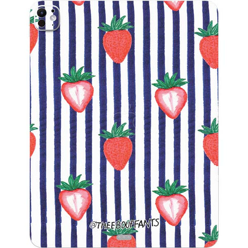 Bouffants and Broken Hearts Strawberries and Stripes iPad Pro 13in M4 (2024) Skin