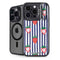 Bouffants and Broken Hearts Strawberries and Stripes iPhone 13 Pro Kickstand Case