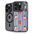 Bouffants and Broken Hearts Strawberries and Stripes iPhone 13 Pro Kickstand Case