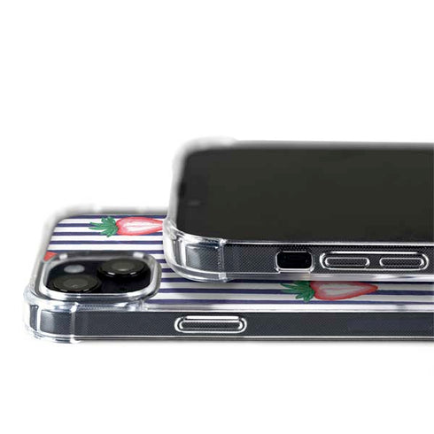 Bouffants and Broken Hearts Strawberries and Stripes iPhone 14 MagSafe Case