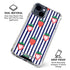 Bouffants and Broken Hearts Strawberries and Stripes iPhone 15 Clear Case