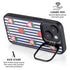 Bouffants and Broken Hearts Strawberries and Stripes iPhone 15 Kickstand Case