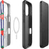 Bouffants and Broken Hearts Strawberries and Stripes iPhone 16 Magsafe Impact Case