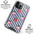 Bouffants and Broken Hearts Strawberries and Stripes iPhone 16 Pro Clear Case