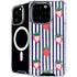 Bouffants and Broken Hearts Strawberries and Stripes iPhone 16 Pro MagSafe Case