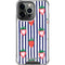 Bouffants and Broken Hearts Strawberries and Stripes iPhone 16 Pro Max Clear Case