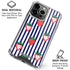 Bouffants and Broken Hearts Strawberries and Stripes iPhone 16 Pro Max Clear Case
