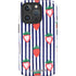 Bouffants and Broken Hearts Strawberries and Stripes iPhone 16 Pro Max Impact Case