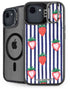 Bouffants and Broken Hearts Strawberries and Stripes iPhone 16e Kickstand Case
