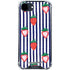 Bouffants and Broken Hearts Strawberries and Stripes iPhone 16e Clear Case
