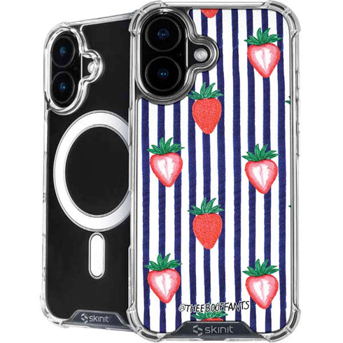 Bouffants and Broken Hearts Strawberries and Stripes iPhone 17 MagSafe Case