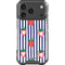 Bouffants and Broken Hearts Strawberries and Stripes iPhone 18 Pro Clear Case